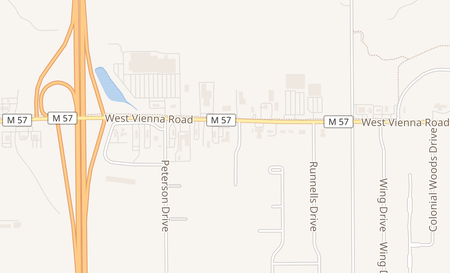 map of 4181 West Vienna Road Suite B Clio, MI 48420
