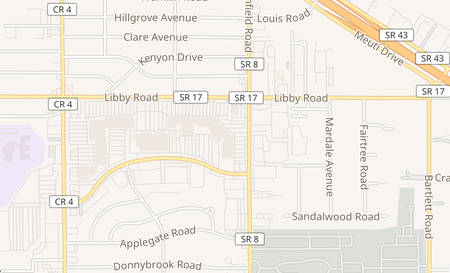 map of 5342 Northfield Rd. Maple Heights, OH 44137