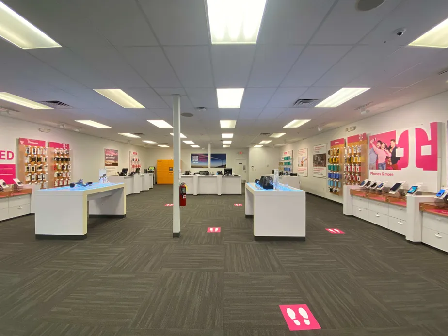Interior photo of T-Mobile Store at Perimeter Ctr W & Perimeter Place Way, Dunwoody, GA