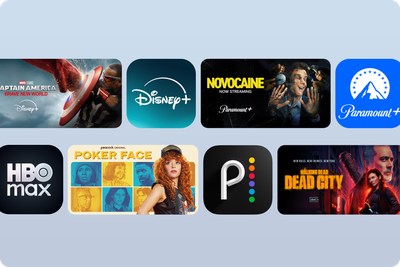 Disney+, Paramount+, HBO Max, and shows like "Poker Face" and "Captain America”