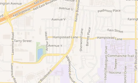 map of 3406 Kemp Blvd Wichita Falls, TX 76308