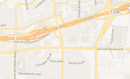 map of 3940 St Francis Ave. Ste. 111 Dallas, TX 75228