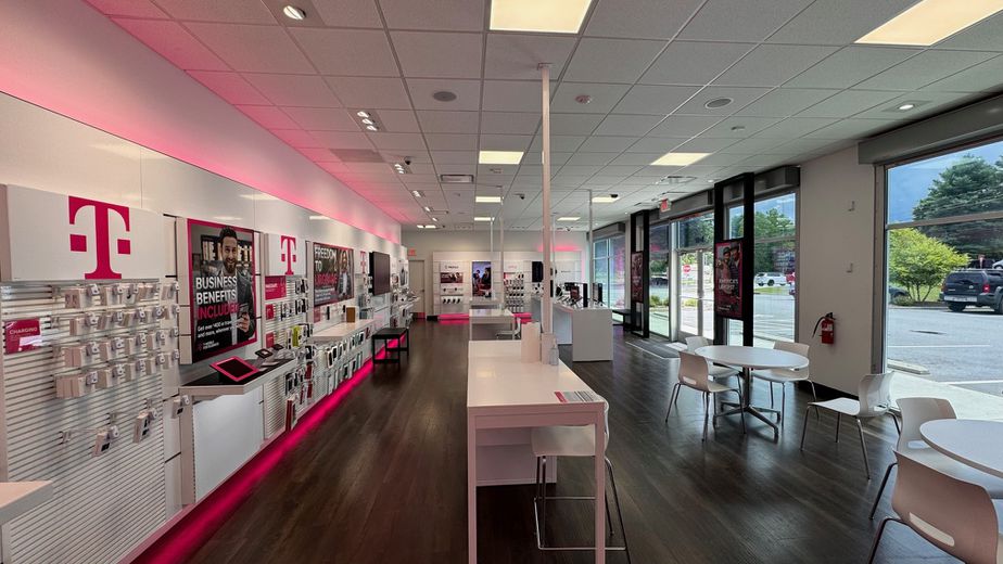 Interior photo of T-Mobile Store at Patton Ave & Regent Park Blvd, Asheville, NC