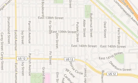 map of 3930 Main St East Chicago, IN 46312