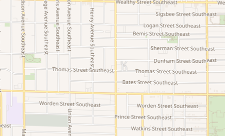 map of 5309 EASTERN AVE SE Franklin Franklin 13330 Grand Rapids, MI 49508