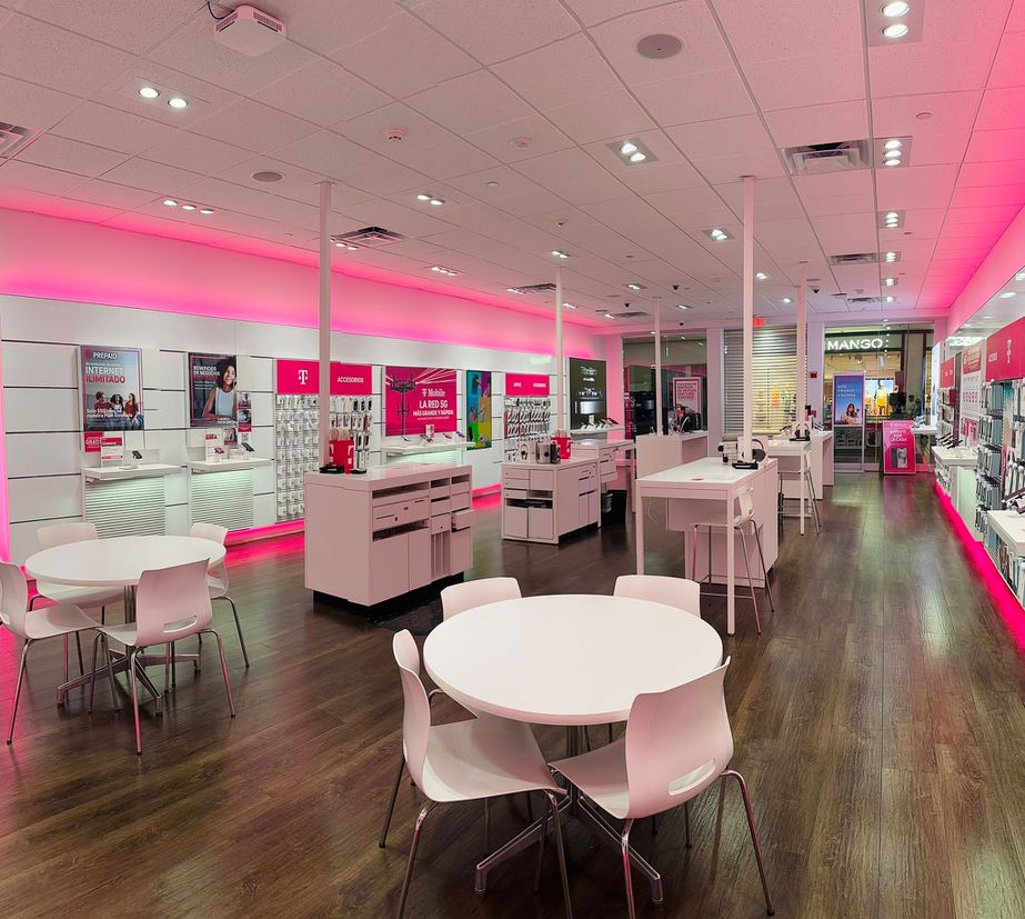 Interior photo of T-Mobile Store at Mayaguez Mall, Mayaguez, PR