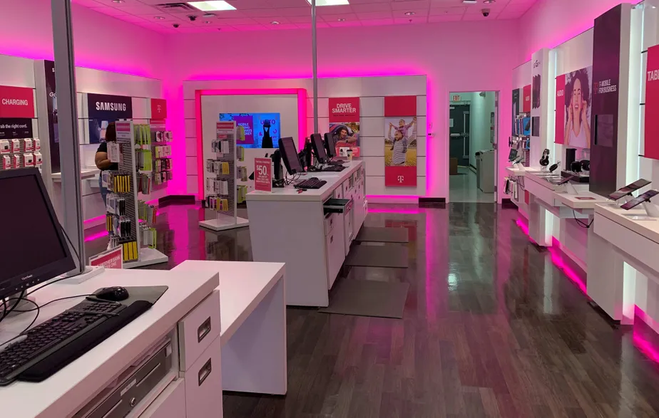 Interior photo of T-Mobile Store at Pineville Matthews & Providence Rd, Charlotte, NC