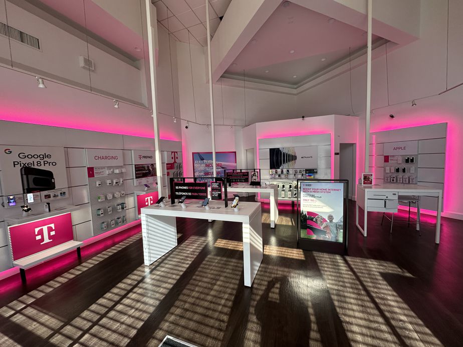Interior photo of T-Mobile Store at Century Plaza, El Paso, TX