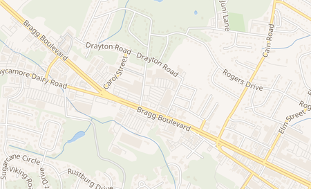 map of 3308 Bragg Blvd. Ste 112 Fayetteville, NC 28303