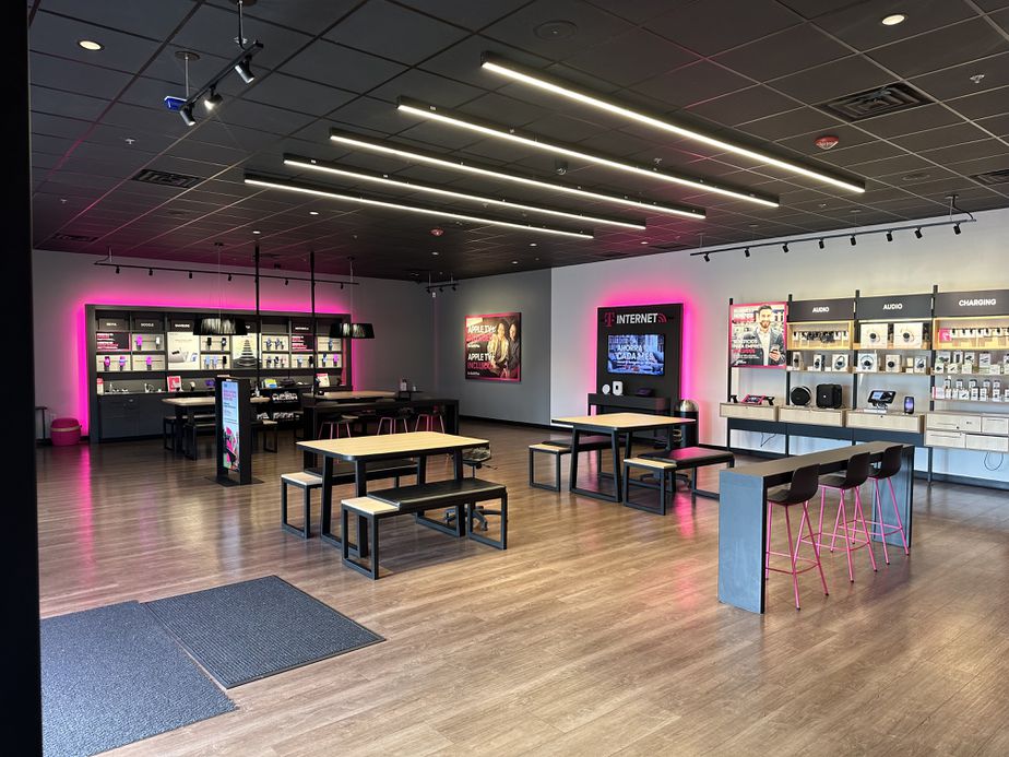 Interior photo of T-Mobile Store at Mystic Mall, Chelsea, MA