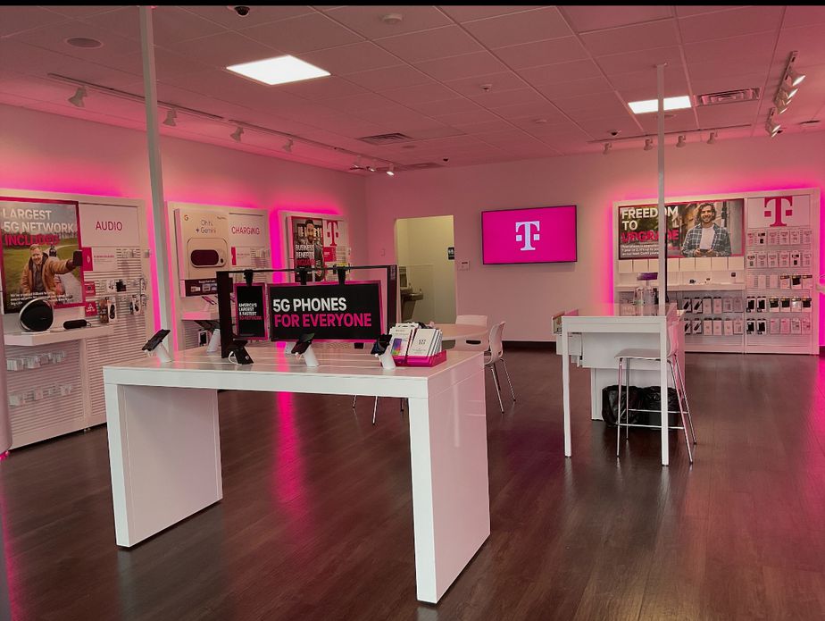 Interior photo of T-Mobile Store at Middle Rd & I-74, Bettendorf, IA