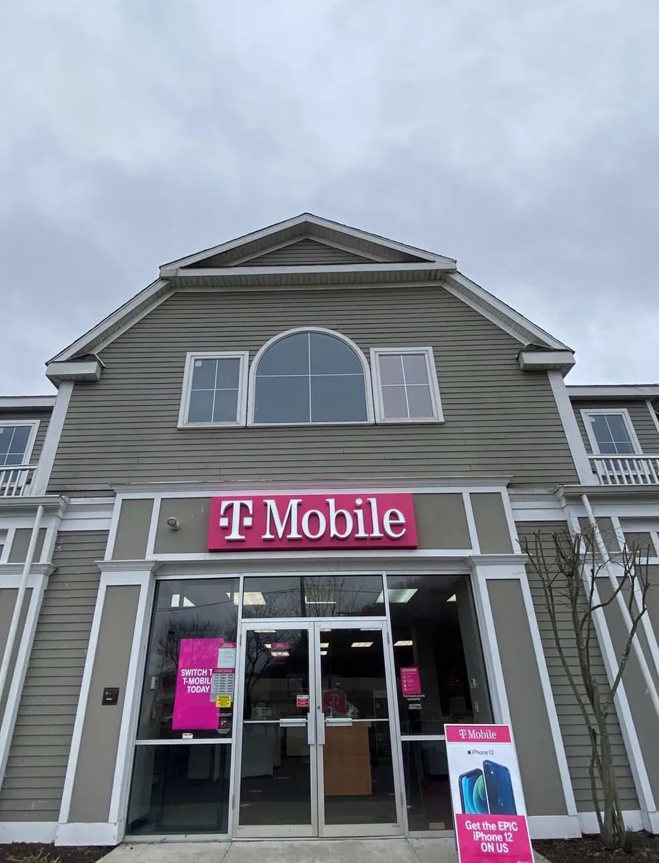 Exterior photo of T-Mobile store at Federal Rd & White Turkey Rd, Brookfield, CT 