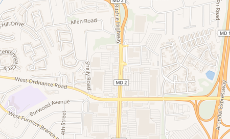 map of 34 Kingston Rd Baltimore, MD 21220