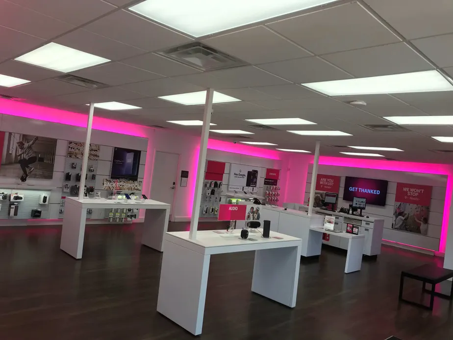 Interior photo of T-Mobile Store at Nilles Rd & Bibury Rd, Fairfield, OH