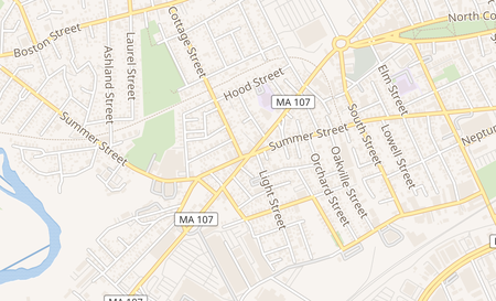 map of 881 Western Ave Lynn, MA 01905