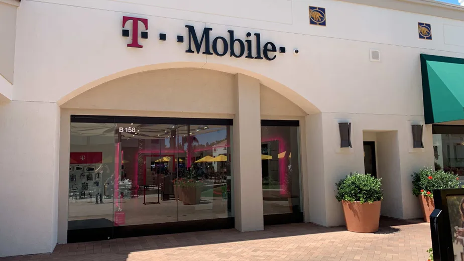  Exterior photo of T-Mobile store at Campus & Bridge, Irvine, CA 