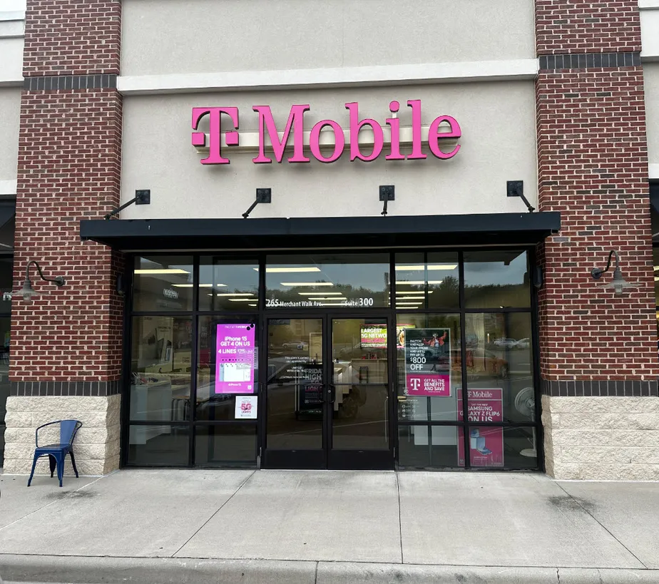  Exterior photo of T-Mobile Store at 5th Street Station, Charlottesville, VA 