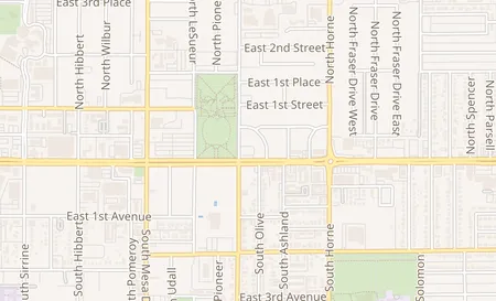 map of 606 E. Main Street, Ste 106 Mesa, AZ 85203