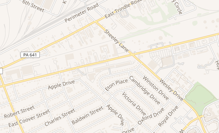map of 5232 Simpson Ferry Rd Mechanicsburg, PA 17050
