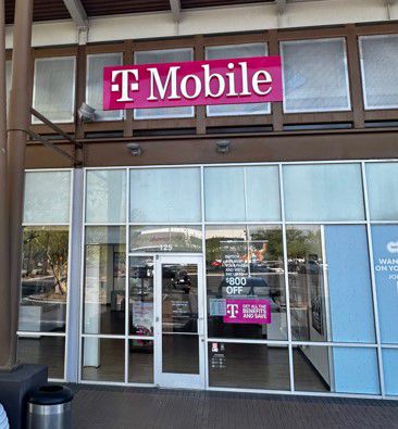 Exterior photo of T-Mobile Store at Tempe Mrktplc - Outside Endcap, Tempe, AZ
