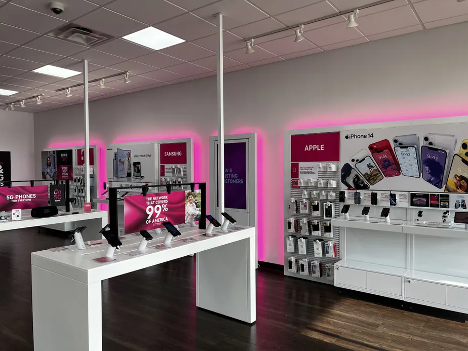 Interior photo of T-Mobile Store at W Church St & Hwy 59, Livingston, TX