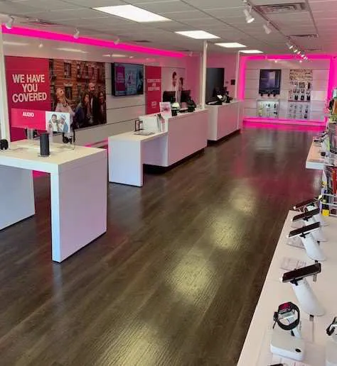 Interior photo of T-Mobile Store at 19th St & Raleigh Ave, Lubbock, TX
