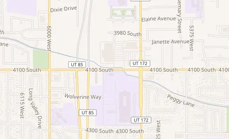 map of 5650 W 4100 South West Valley City, UT 84128