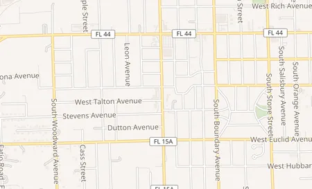 map of 320 S. Spring Garden Ave. UNIT C Deland, FL 32720