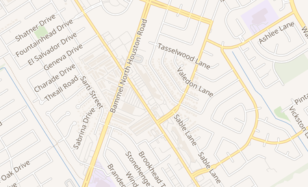 map of 12675 Veterans Memorial Dr Houston, TX 77014