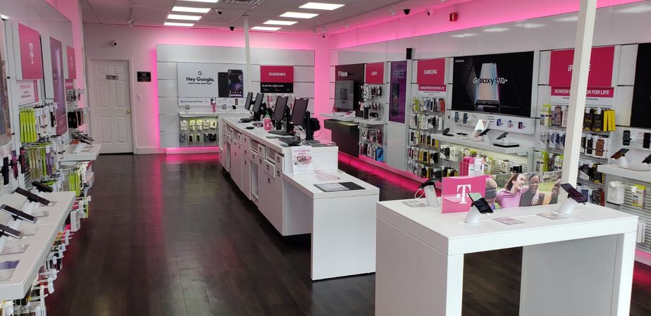 Interior photo of T-Mobile Store at 25A & Hallock Landing Rd, Rocky Point, NY