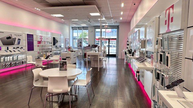 Interior photo of T-Mobile Store at Ocean & Mission, San Francisco, CA