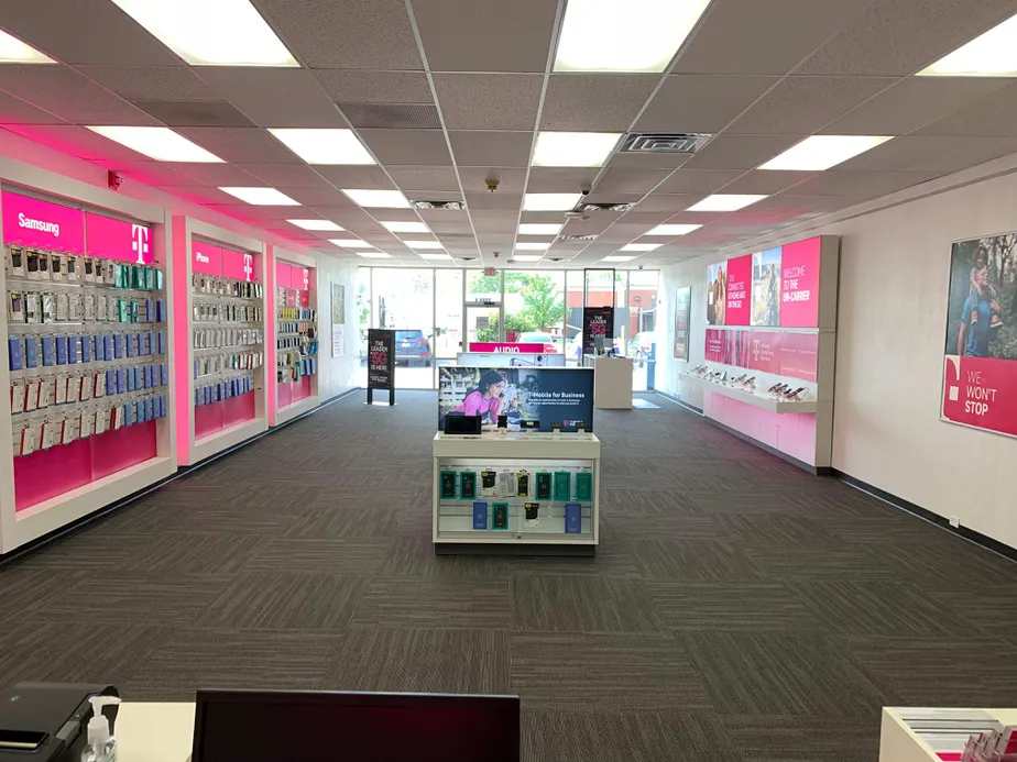 Interior photo of T-Mobile Store at Virginia Ave & S 25th St, Clinton, IA