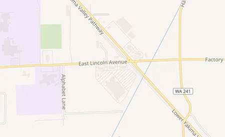 map of 2695 E Lincoln Ave Suite D Sunnyside, WA 98944
