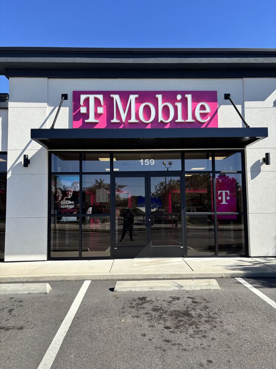 Exterior photo of T-Mobile Store at Cooper & Simmons, Henderson, NC