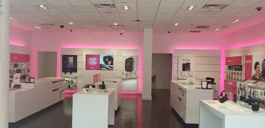 Interior photo of T-Mobile Store at Calhoun St & Ohio Ave, Cincinnati, OH