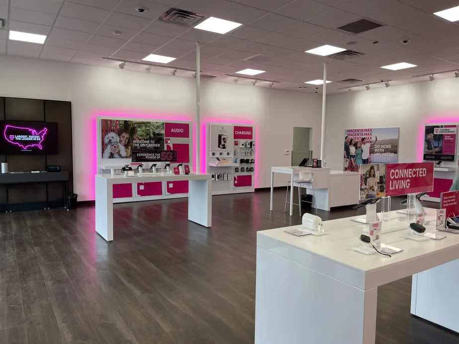 Interior photo of T-Mobile Store at S Van Buren Rd & E Kings Hwy, Eden, NC