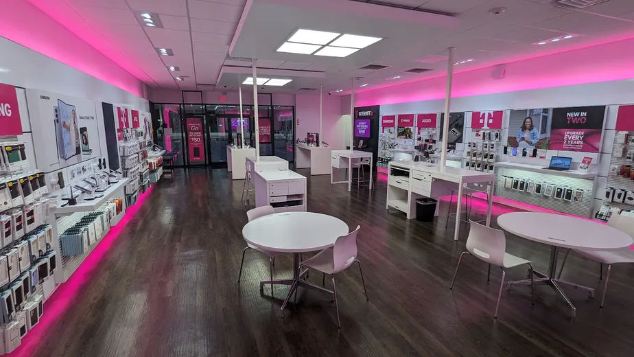 Interior photo of T-Mobile Store at Johnston Plaza on Atwood, Johnston, RI