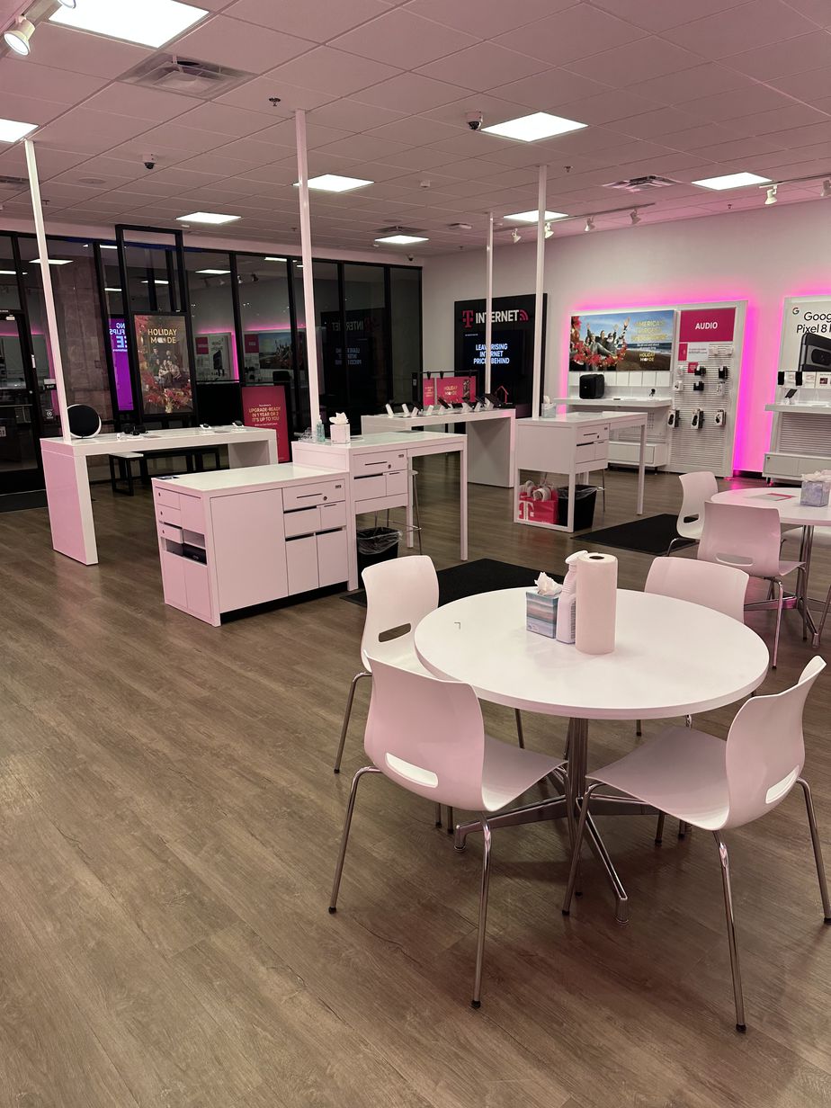 Interior photo of T-Mobile Store at N 1st St & Mockingbird Ln, Abilene, TX
