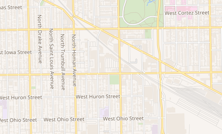 map of 800 N. Kedzie Ave Chicago, IL 60651
