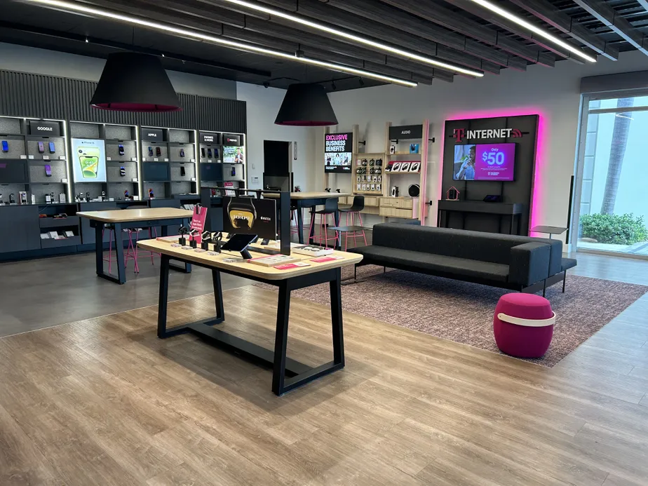 Interior photo of T-Mobile Store at N Military Trl & W Yamato Rd, Boca Raton, FL