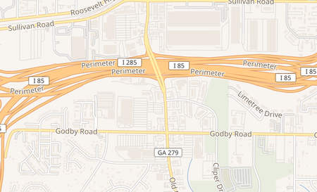 map of 5015 Old National HWY Ste B College Park, GA 30349