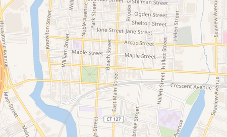 map of 907 E. Main St Bridgeport, CT 06608