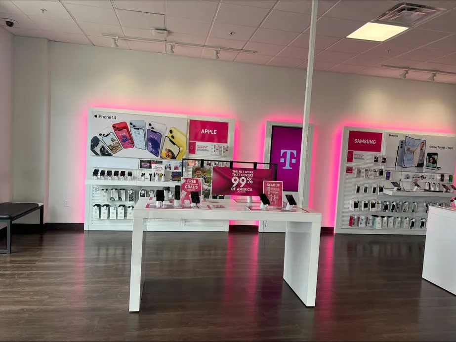 Interior photo of T-Mobile Store at Bear Valley Rd & Dunia Rd, Victorville, CA