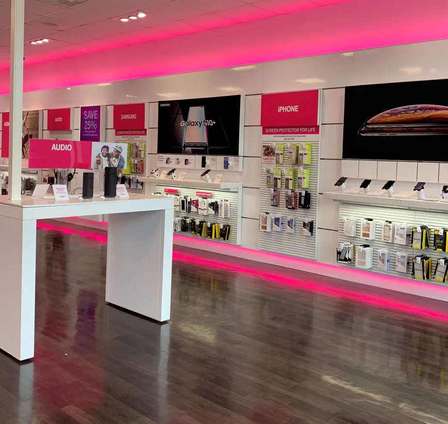 Interior photo of T-Mobile Store at W Fuqua St & Hiram Clark Rd, Houston, TX
