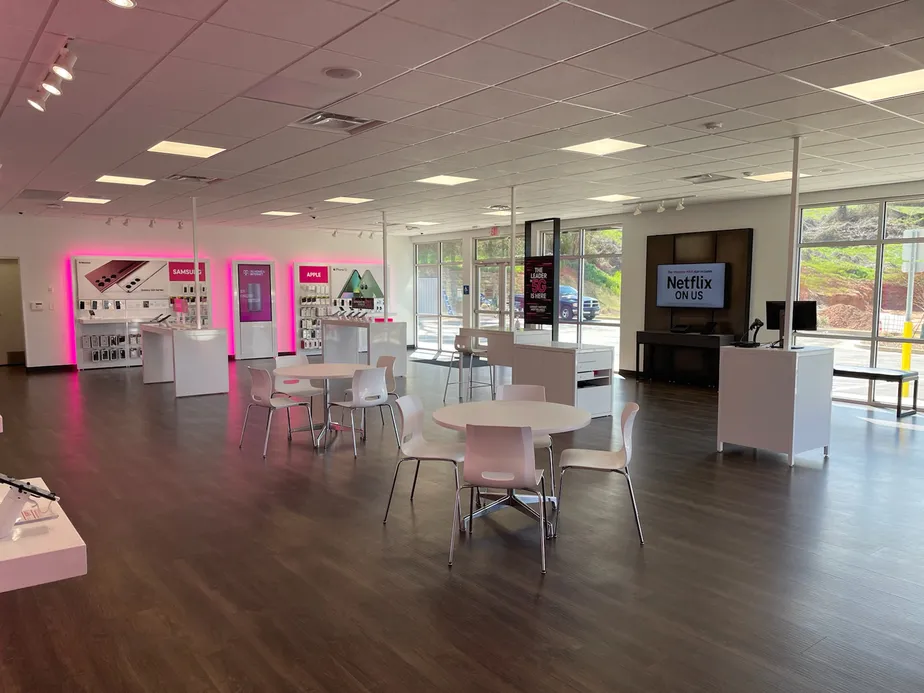 Interior photo of T-Mobile Store at S Main St & Quillian St, Cleveland, GA