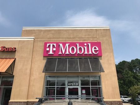 Exterior photo of T-Mobile Store at Shoppes At Midway Plantation, Knightdale, NC