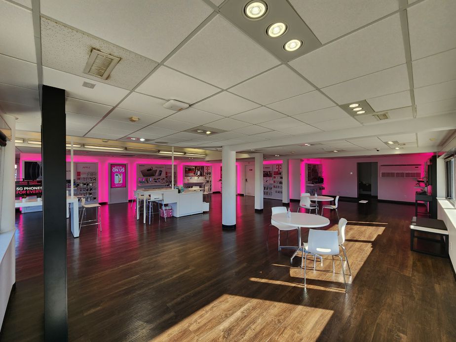 Interior photo of T-Mobile Store at Ashley Plaza, Goldsboro, NC