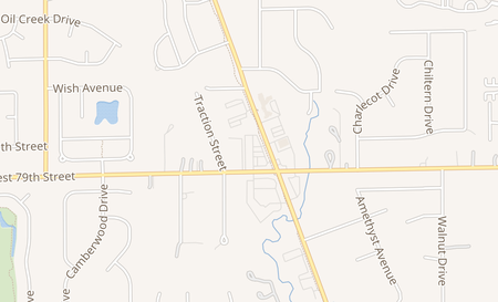 map of 7940 Michigan Rd Ste 7 Indianapolis, IN 46268