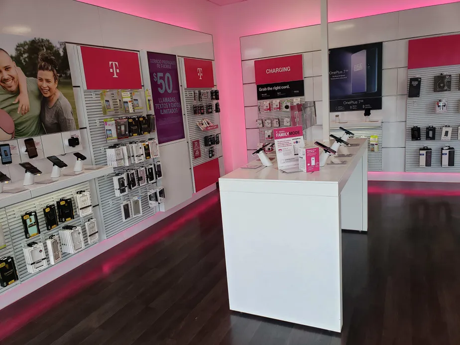 Interior photo of T-Mobile Store at W 6th St & Webber St, The Dalles, OR