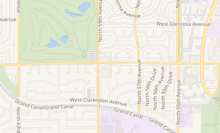 map of 5817 W. Indian School Phoenix, AZ 85031